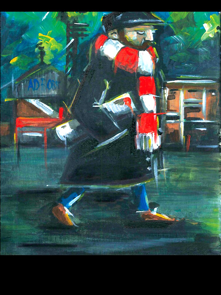 GWA FOOTY FANS LONE POTTER RED WHITE by SyonaCalthorpe