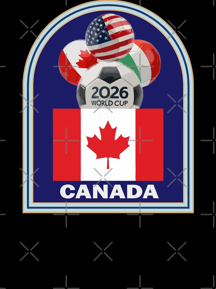 Canada 2026 Soccer T-shirt by benchpod47
