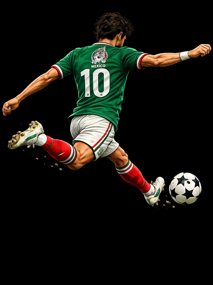 Sticker Fútbol México Número 10 Selección Mexicana by fritz-10signer
