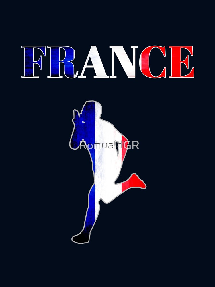 France football rooster gaulois tricolor gift copy by RomualdGR