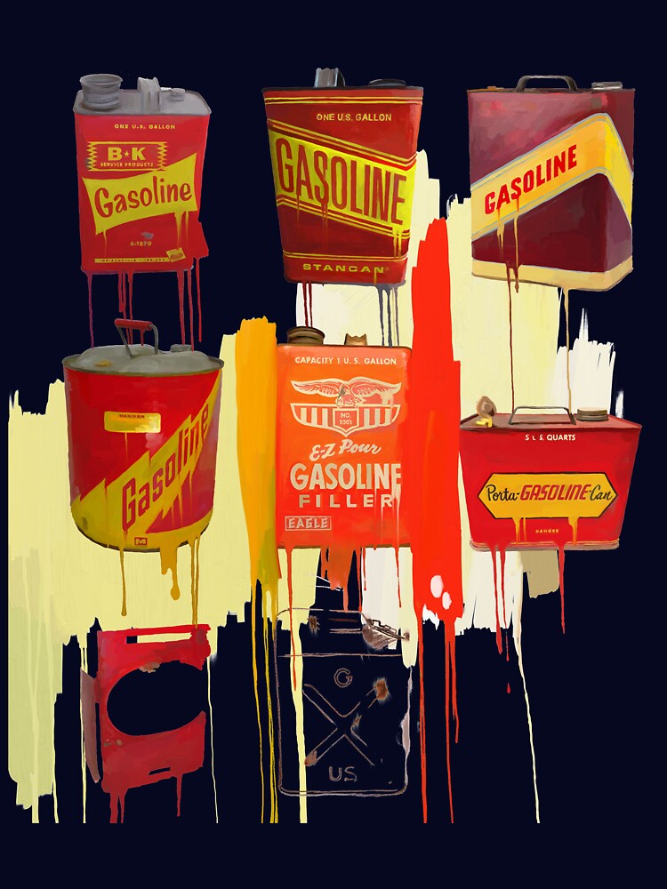 Painted Gas Cans by imaginaryhand