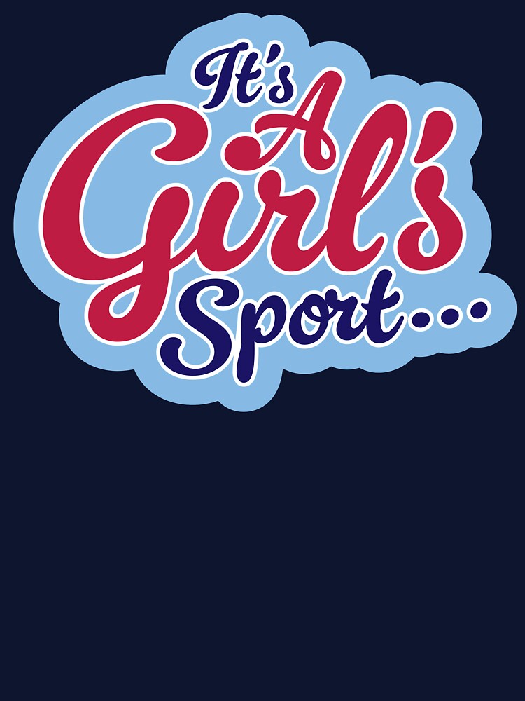 It's A Girl's Sport - Navy And Red by Cocktails4Mums