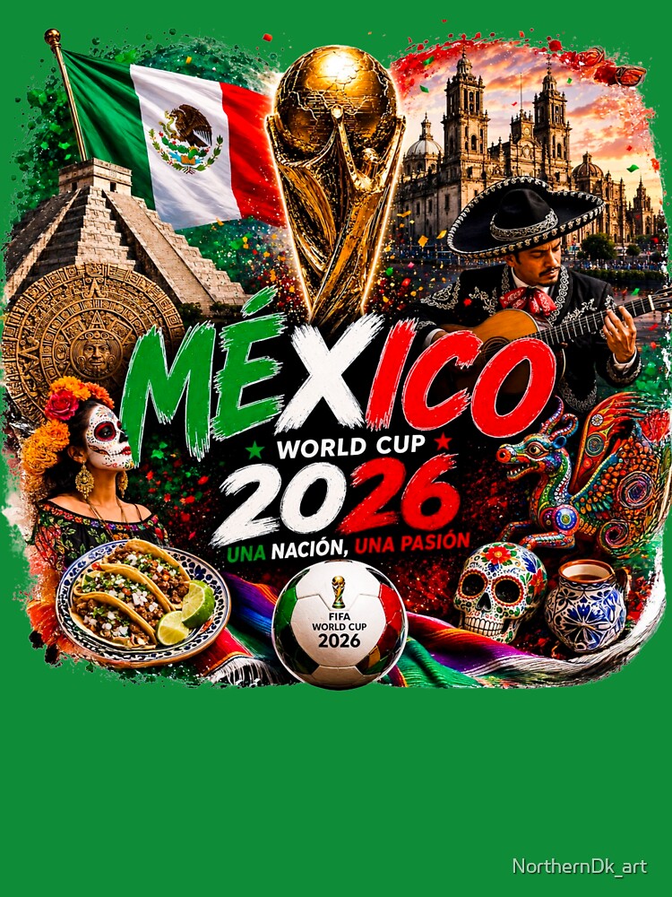 World Cup 2026 Mexico Special Edition Soccer Sticker by NorthernDk_art