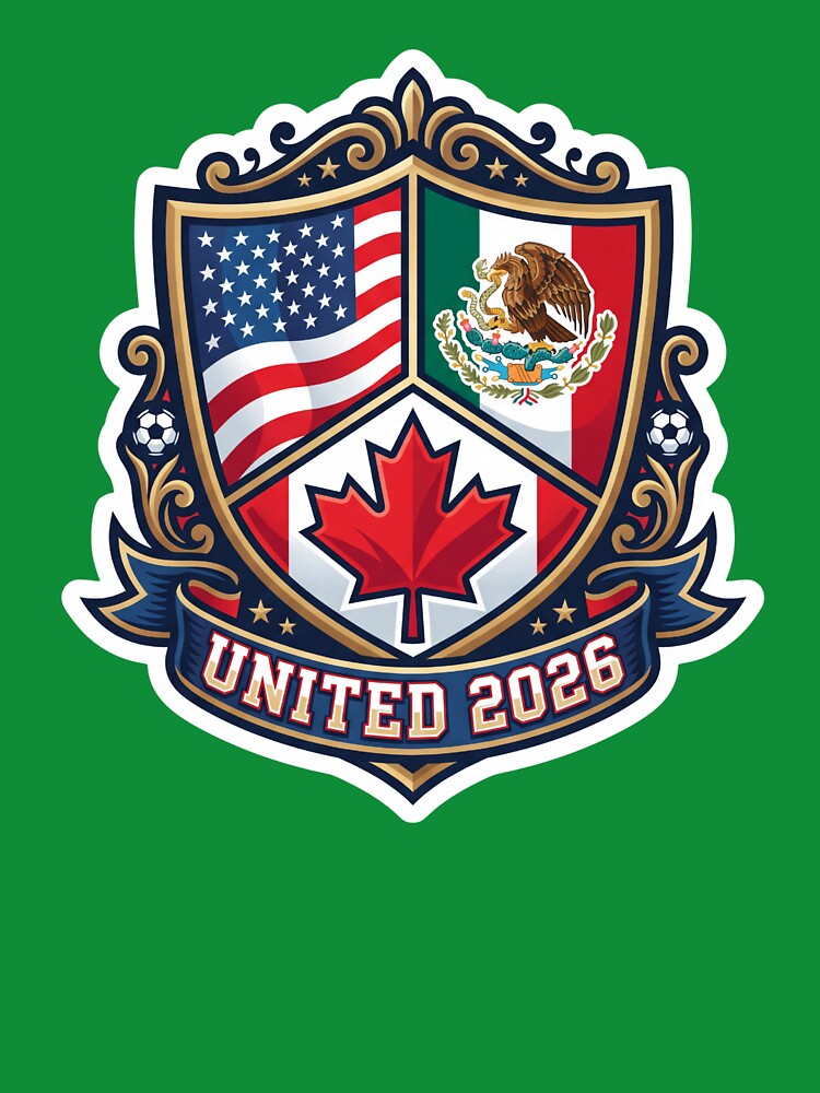 United 2026 Soccer Crest USA Mexico Canada by ryanguas