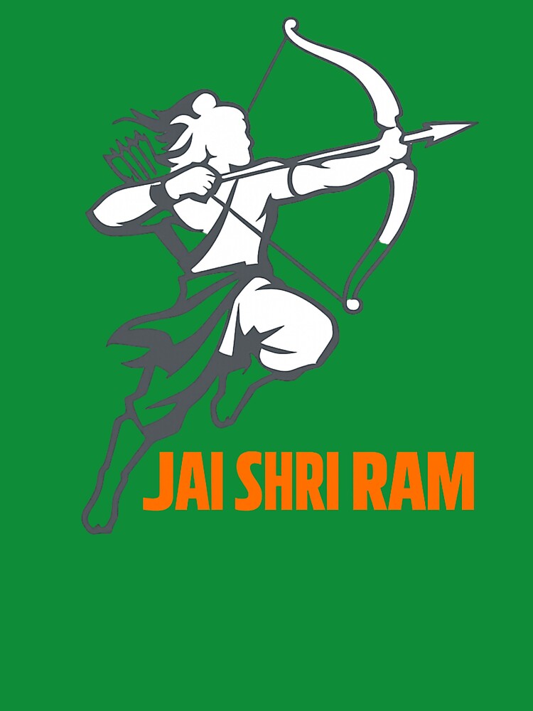 Jai Shri Ram Minimalist Design by PixieArtStudio