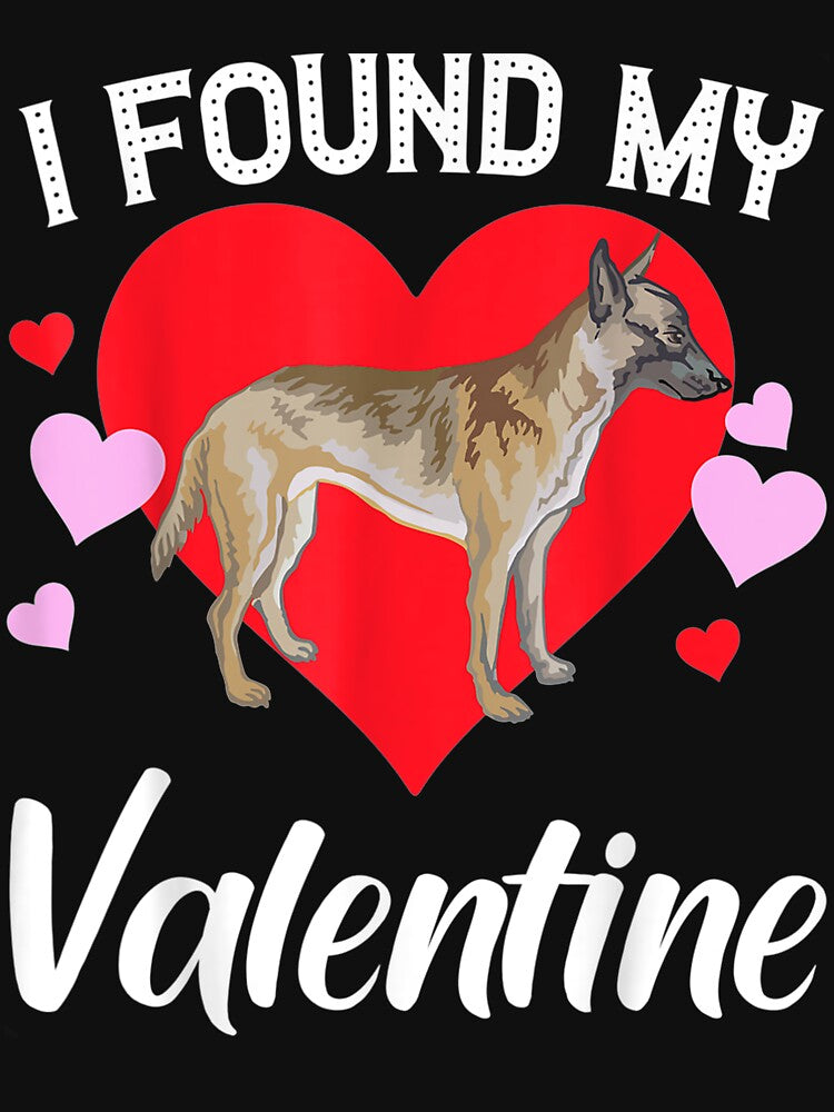 I Found My Valentine Funny Belgian Malinois Dog Lover Gift by shirleyfinley