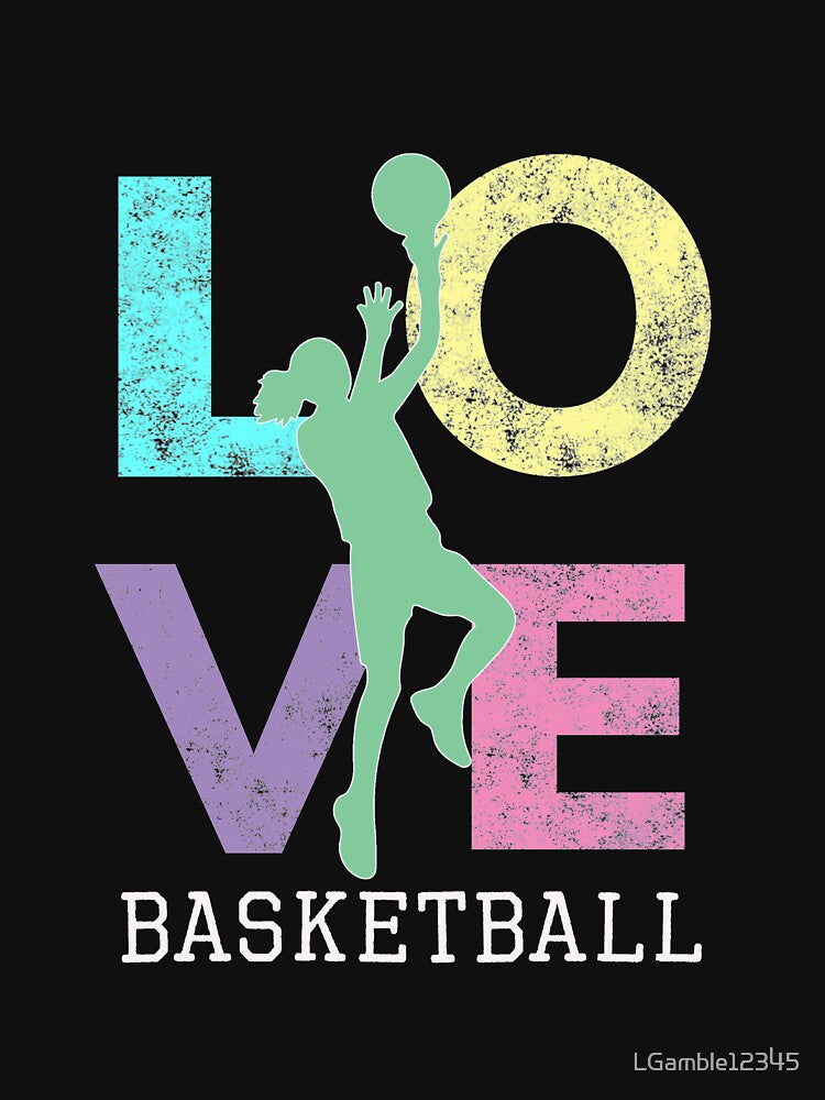 Cute Basketball Lover Girls Gift for Ballers by LGamble12345