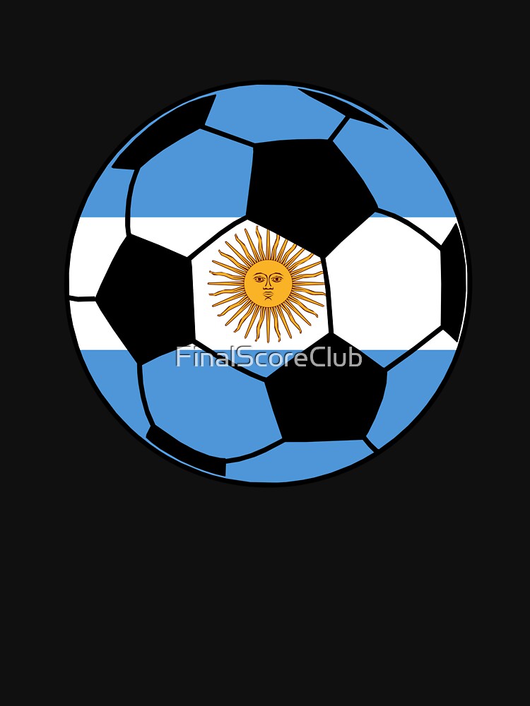 Argentina Flag Soccer Ball by FinalScoreClub