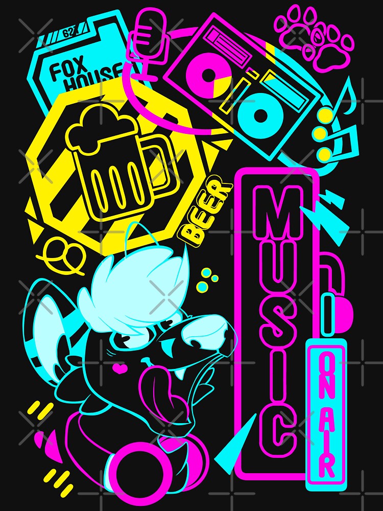 Kjisu's Nightlife Furry Design by Bleppyfox Creations