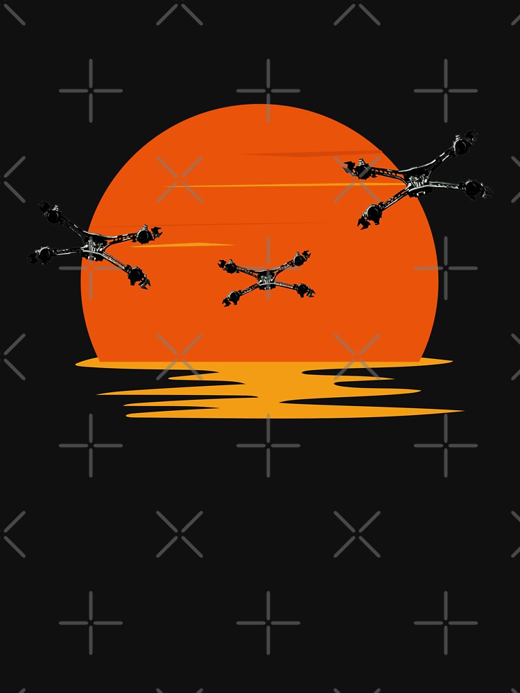 Starfury Fighters - Sunset - Black - Sci-Fi by Fenay Designs
