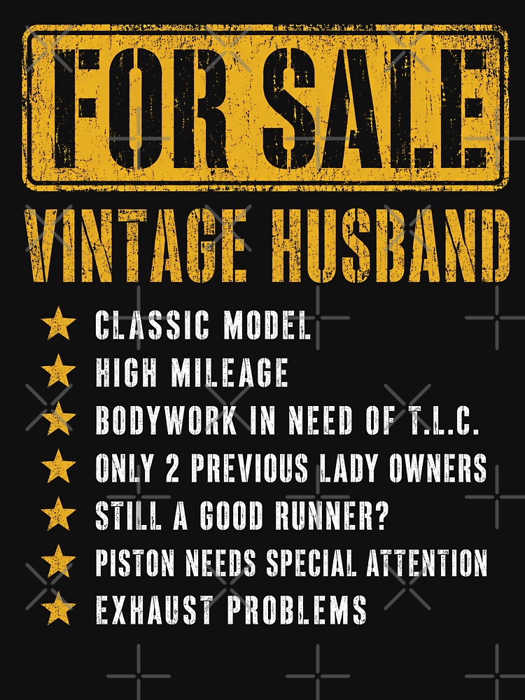 For Sale Vintage Husband | Funny Retro Marriage Humor Design by ArcaneArtistry