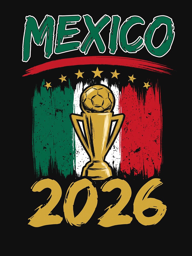 Mexico 2026 Football World Cup Supporter Fan by SofenArt