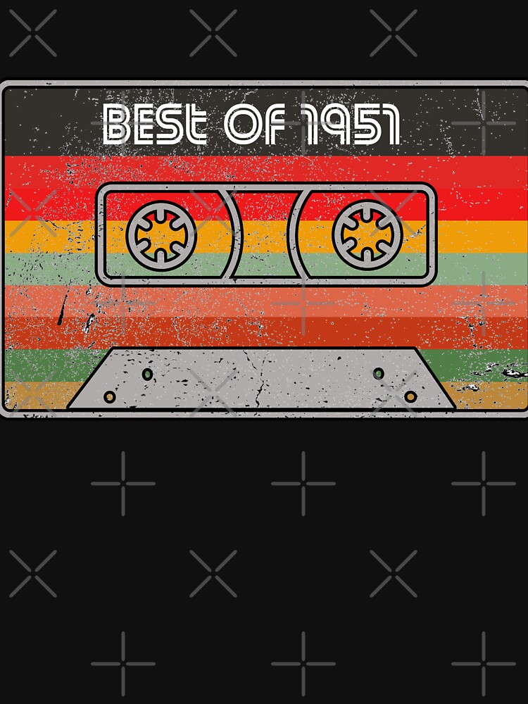 Best Of 1951 69th Birthday Gifts Cassette Tape Vintage by Akmloza