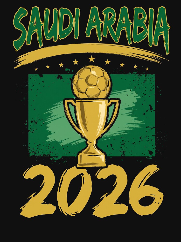 Saudi Arabia 2026 World Cup Football Fan by SofenArt