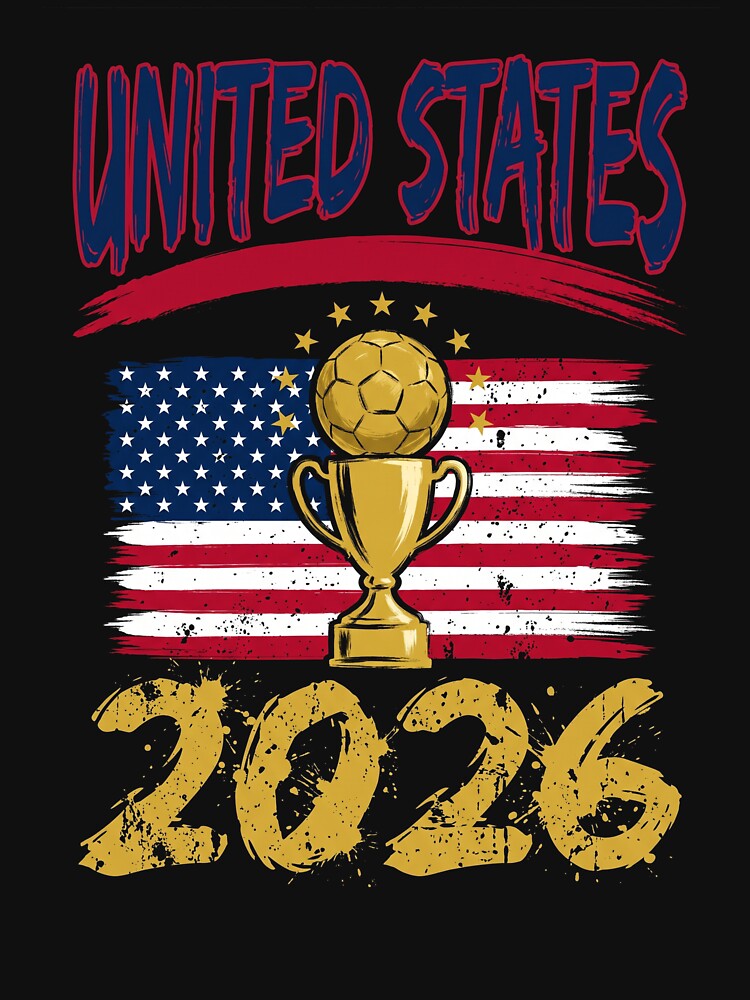 United States 2026 World Cup Soccer Fan Patriot by SofenArt