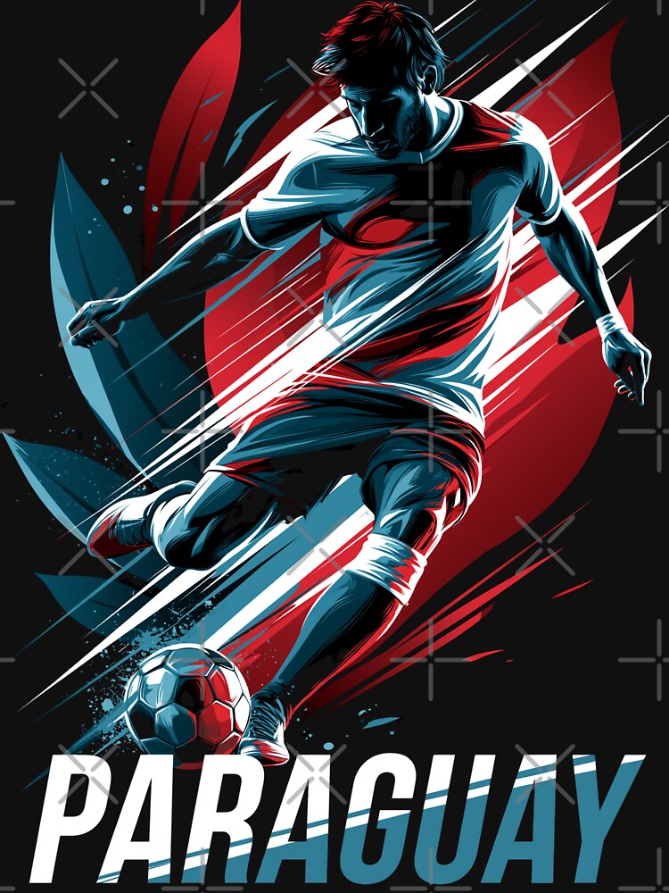 Paraguay Soccer by StudioRedKoala