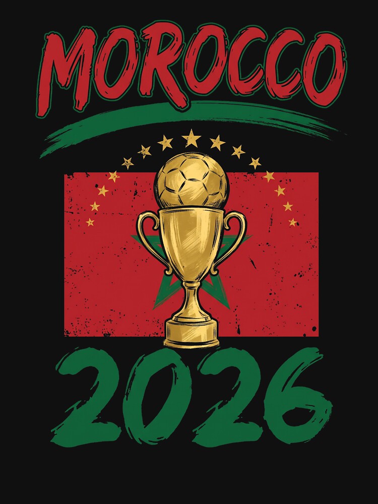 Morocco 2026 Football World Cup Fan Supporter by SofenArt