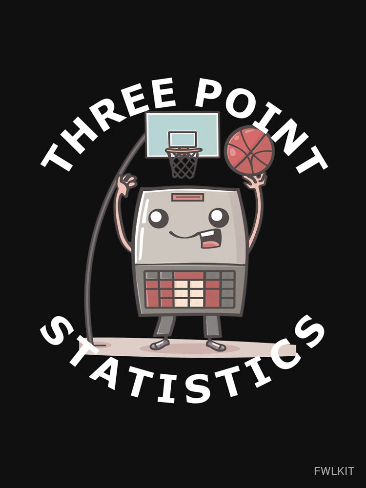 Three point basketball statistics showcasing basketball career skills by FWLKIT