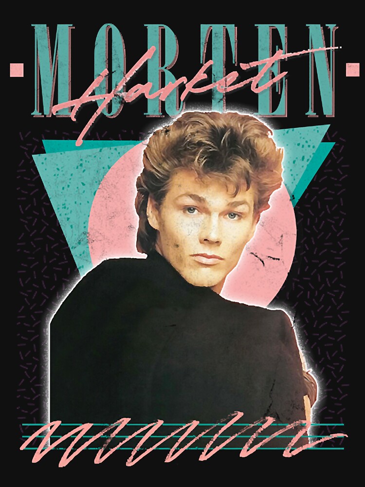 80s Vintage Style Morten Harket Aesthetic Design by rippyshbarcus