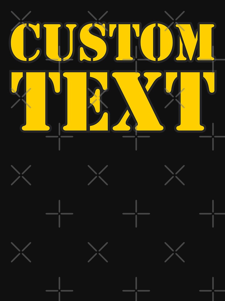 Custom Text T_Shirt Design 4.1 by Drawix