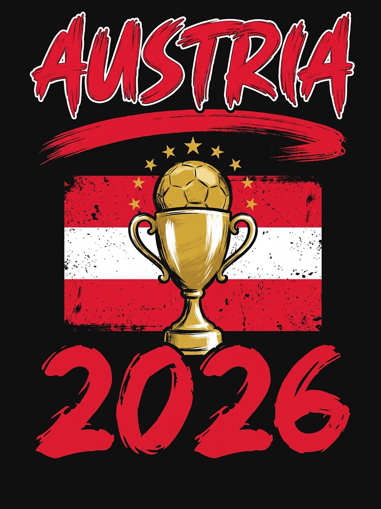 Austria 2026 Football World Cup Fan Supporter National Team by SofenArt