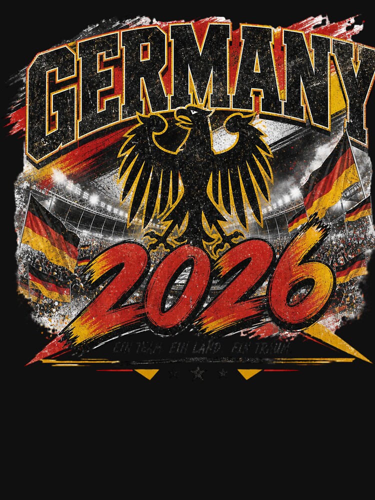 Germany 2026 Football World Cup Glory | Die Mannschaft Fan Supporter Shirt by rushaib
