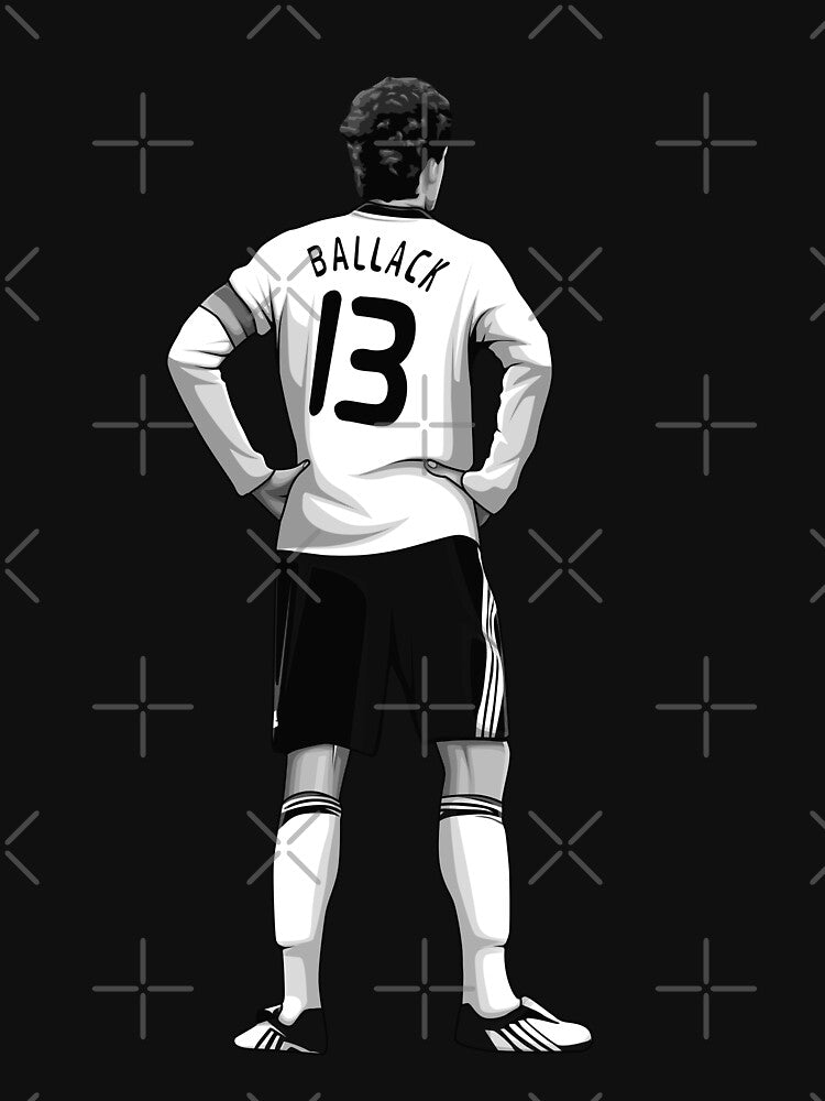 Michael Ballack Black and White Version by Aldduardo