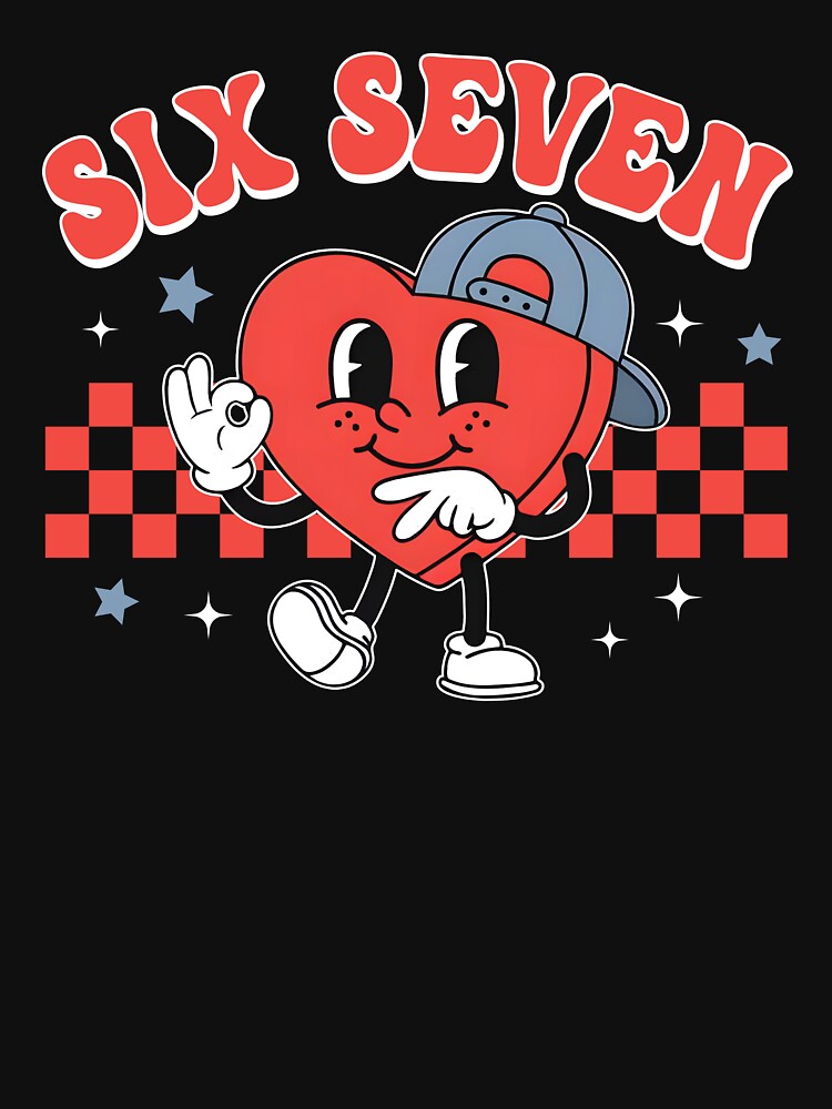 Funny Six Seven Heart by Zacharieello