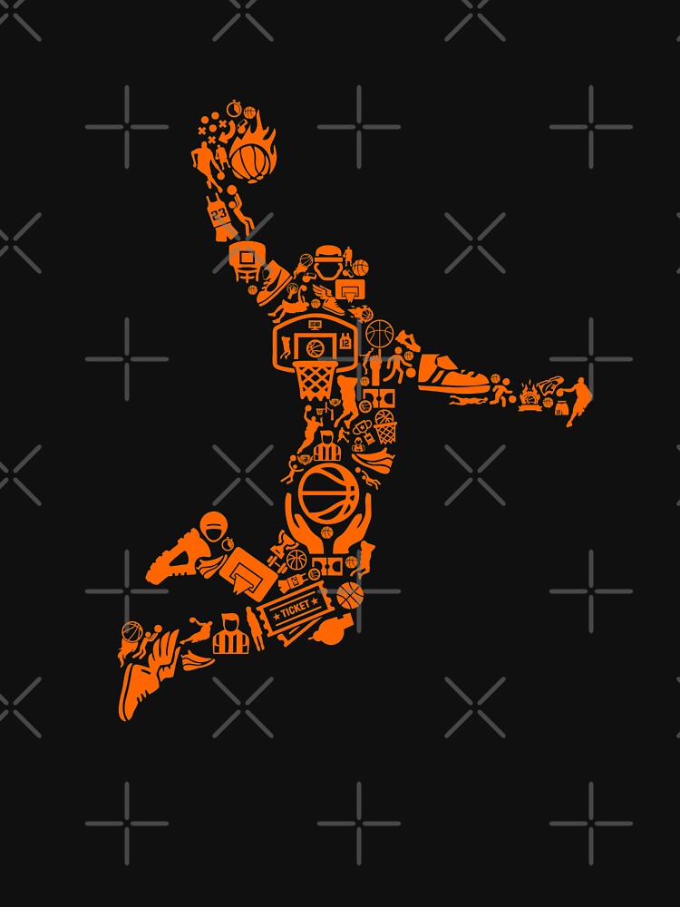 Basketball Player Pattern by VibrantGifts