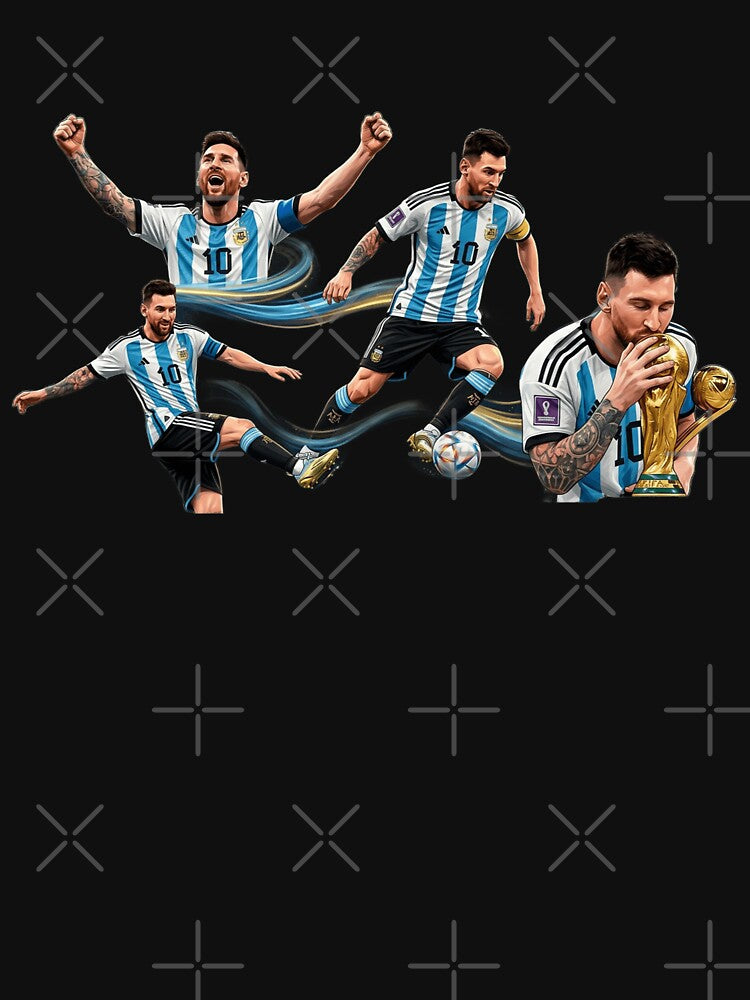 Messi Dynamic Art Argentina Football Infinity Design by KAYAPO