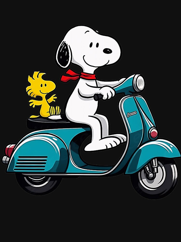 Cruisin' With Sno.opy  Woo.dstock Vintage Scooter Ride by AnthonyBlake9