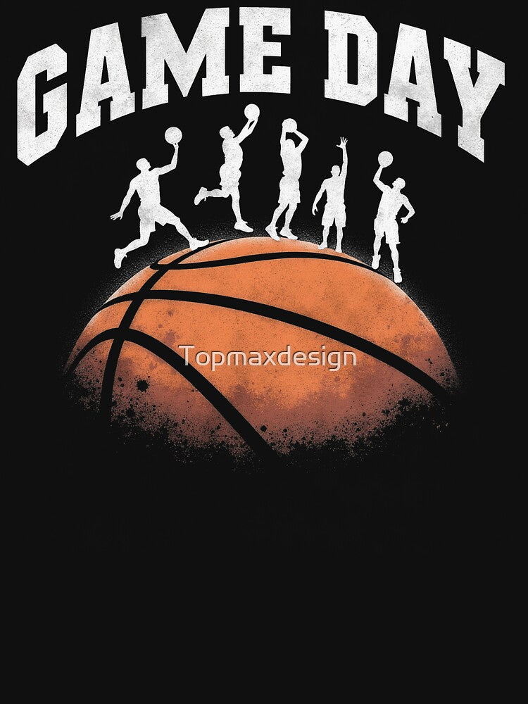 Vintage Basketball Game Day by Topmaxdesign