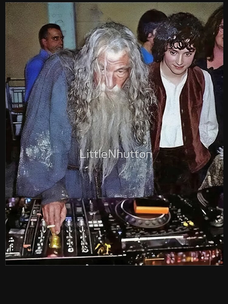 Gandalf DJ with Frodo by LittleNhutton