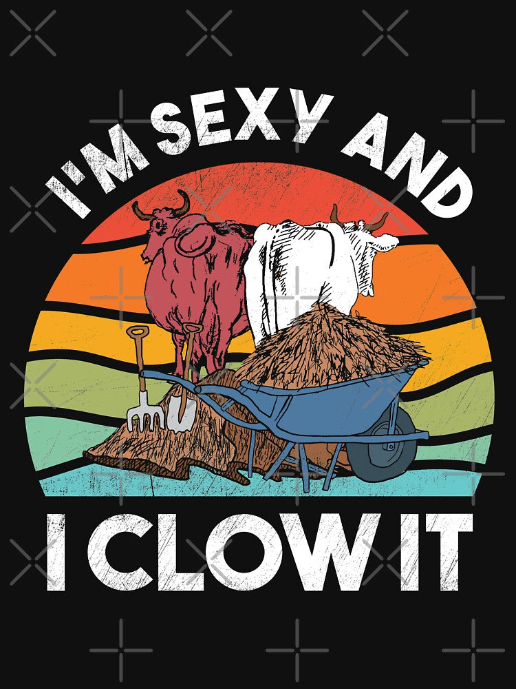 Vintage Cattle Dung Clow Ranch Owner Cow Manure Sexy Farmer by TheAplus