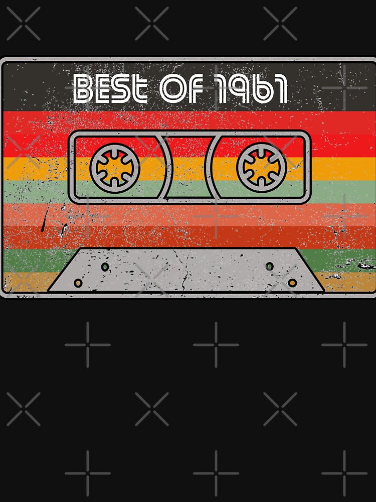 Best Of 1961 59th Birthday Gifts Cassette Tape Vintage by Akmloza