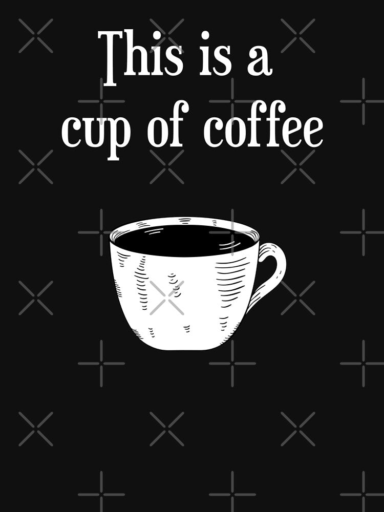Basic Simple Plain Cup of Coffee by Portowl