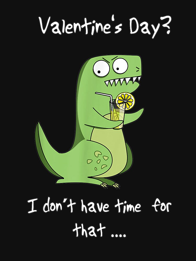 Singles Valentine Funny Dino by ninapfvu