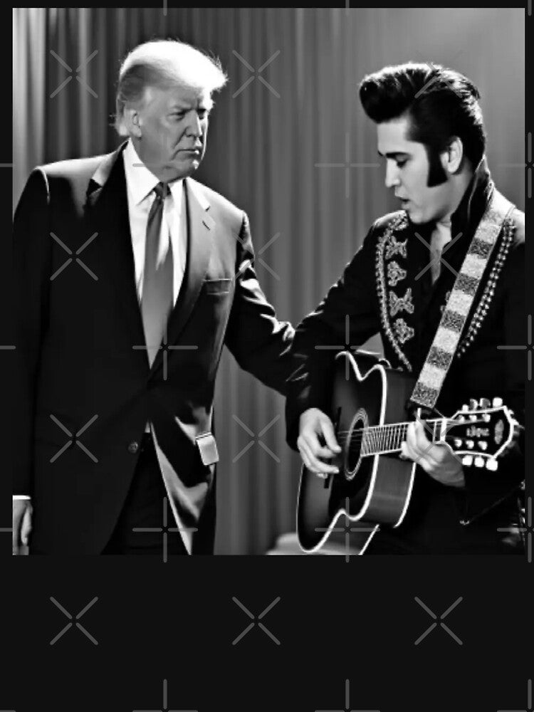 Trump visiting Graceland - Trump Picks Elvis - He's a Fan Of The King by NuralsArt