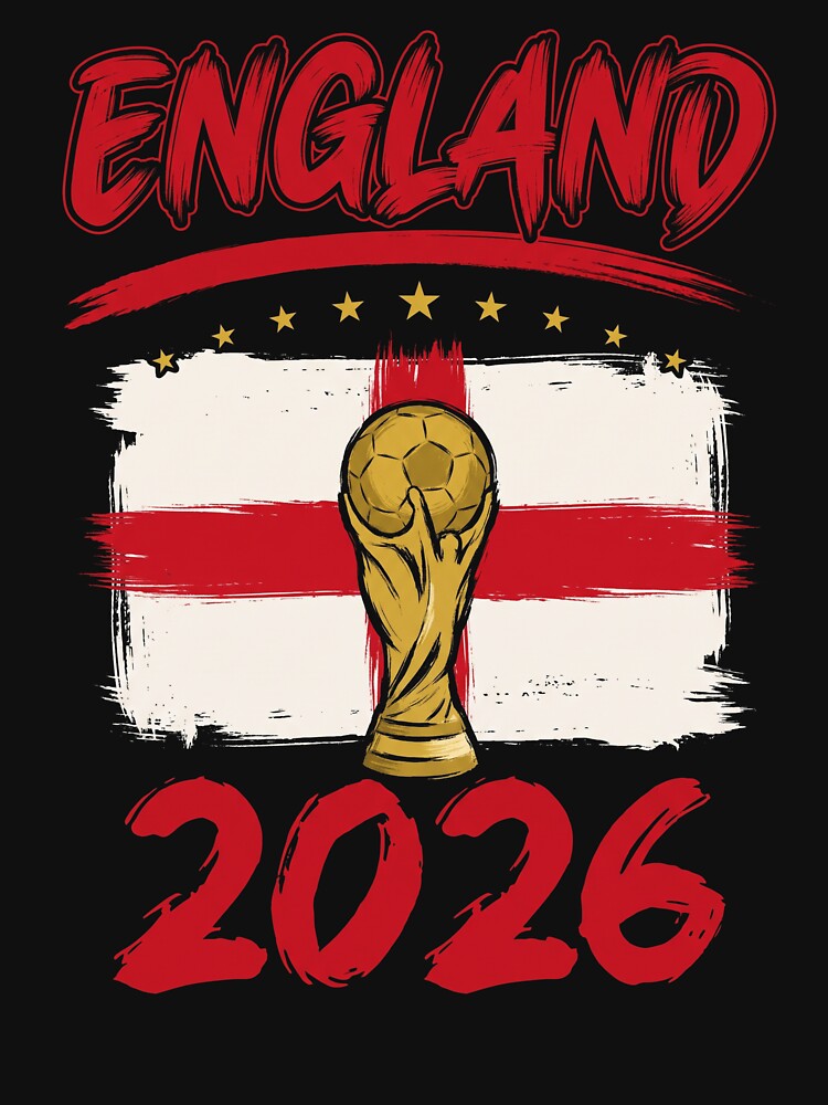England 2026 Football World Cup Supporters Fan by SofenArt