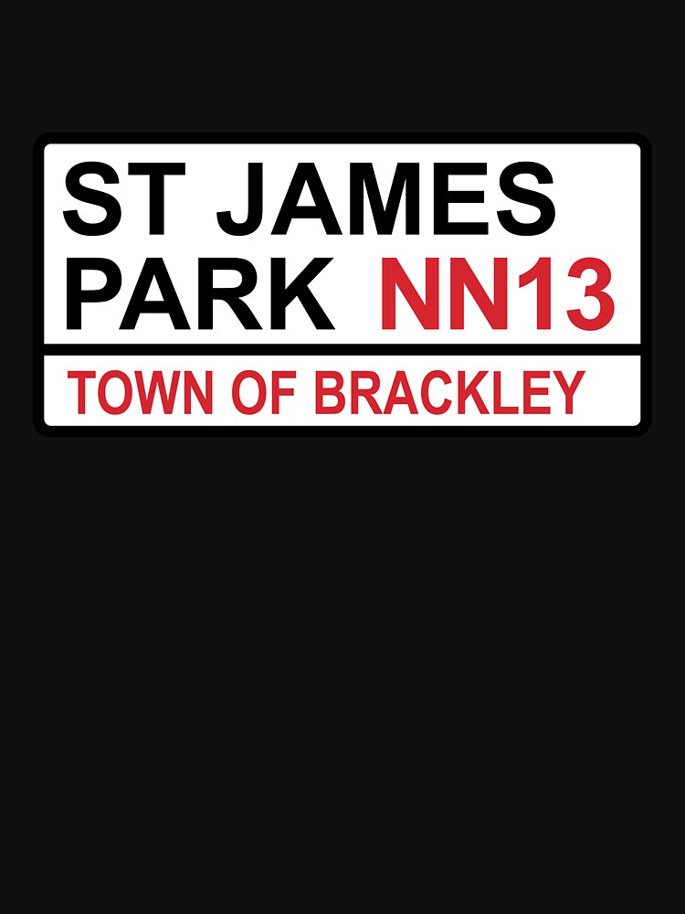 Brackley Town St James Park Iconic Street Sign by DelfDesign