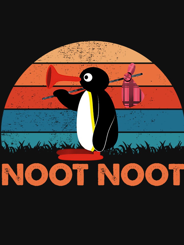 Noot Noot Pingu - Retro Vintage Animal Cute by DorisBrady1