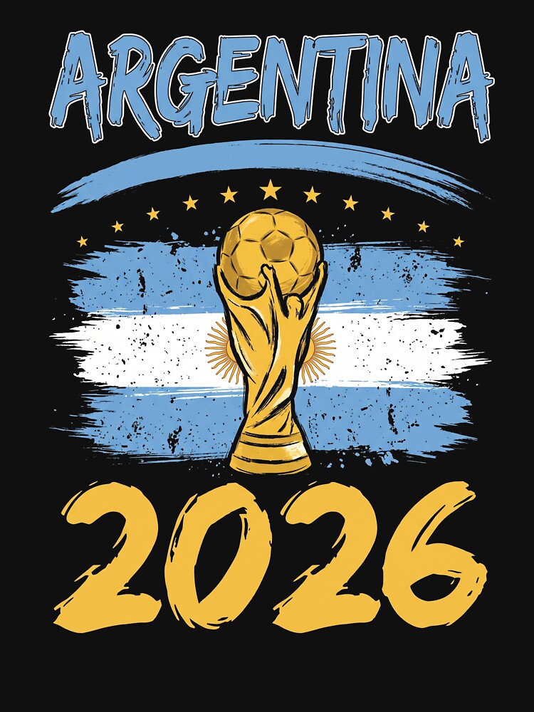 Argentina 2026 World Cup Football Fan Supporter by SofenArt