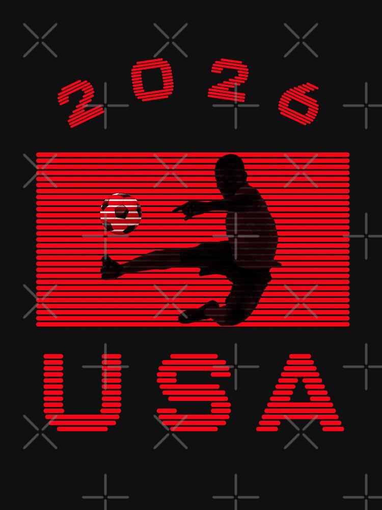 USA Soccer 2026 Player Silhouette Athletic Design by cabana.space