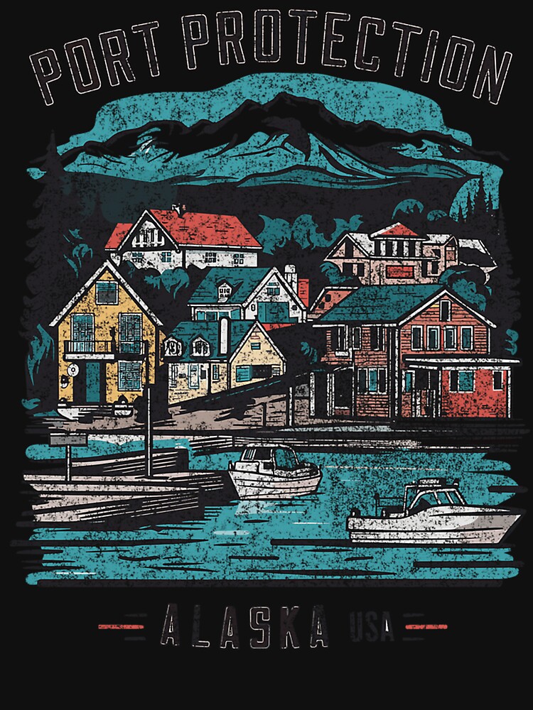 Vintage Port Protection Alaska Ak Design by clothesNlife