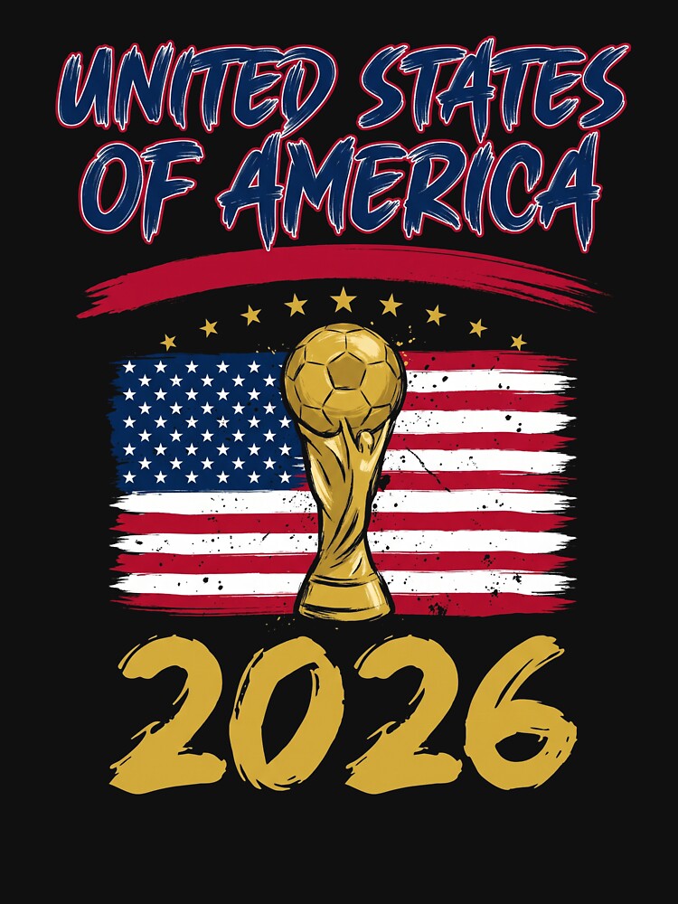 United States Of America 2026 Soccer World Cup Fan by SofenArt