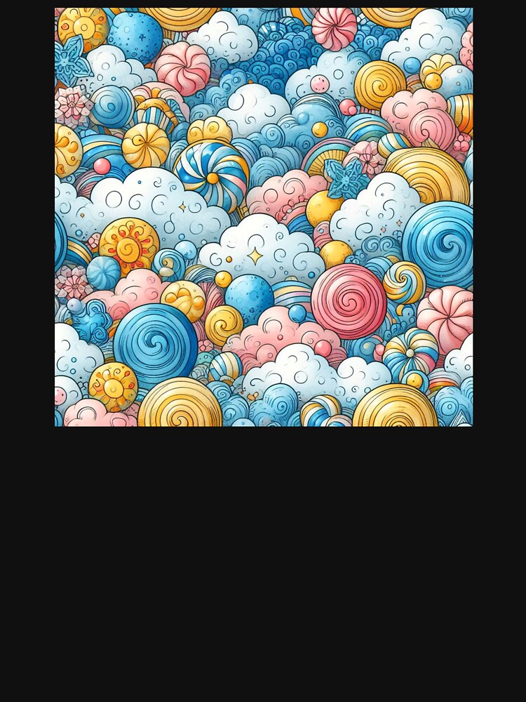 Cotton candy pattern by Thedigital91