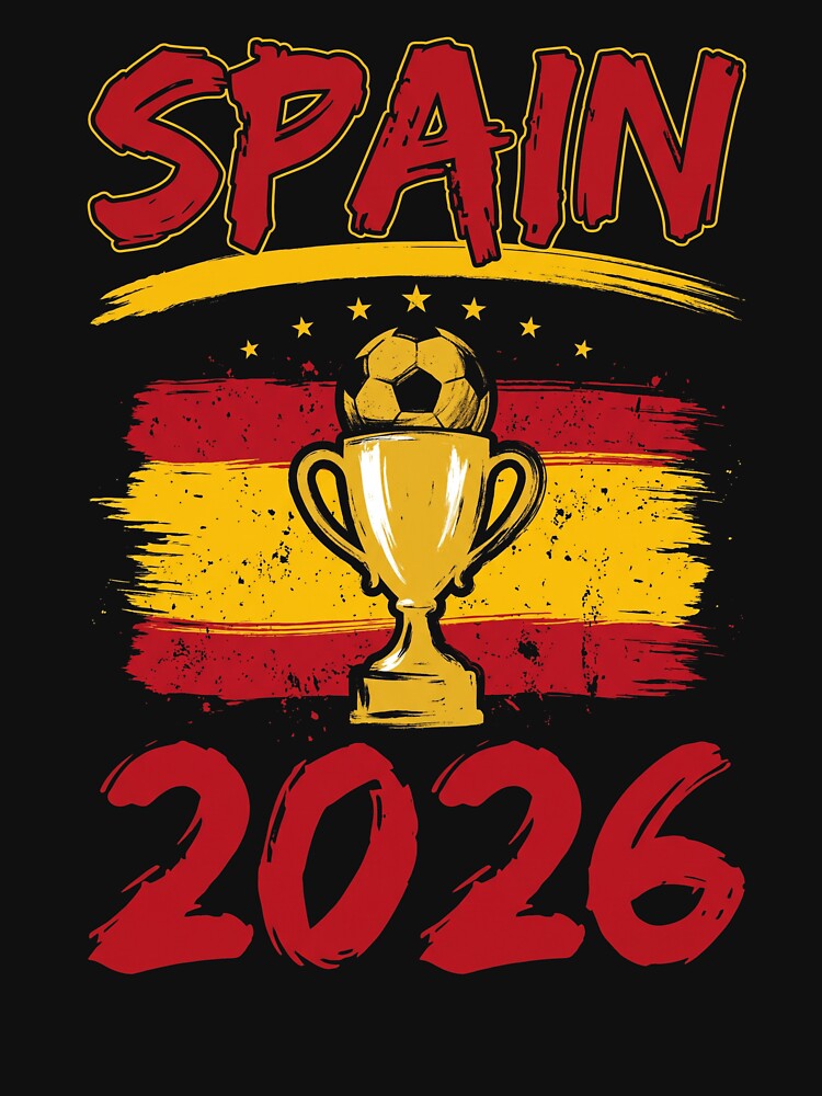 Spain 2026 Football World Cup Supporter Fan by SofenArt