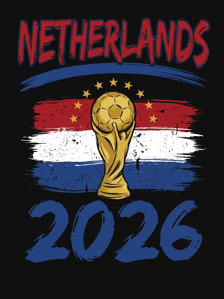 Netherlands 2026 World Cup Football Fan Dutch Supporter by SofenArt