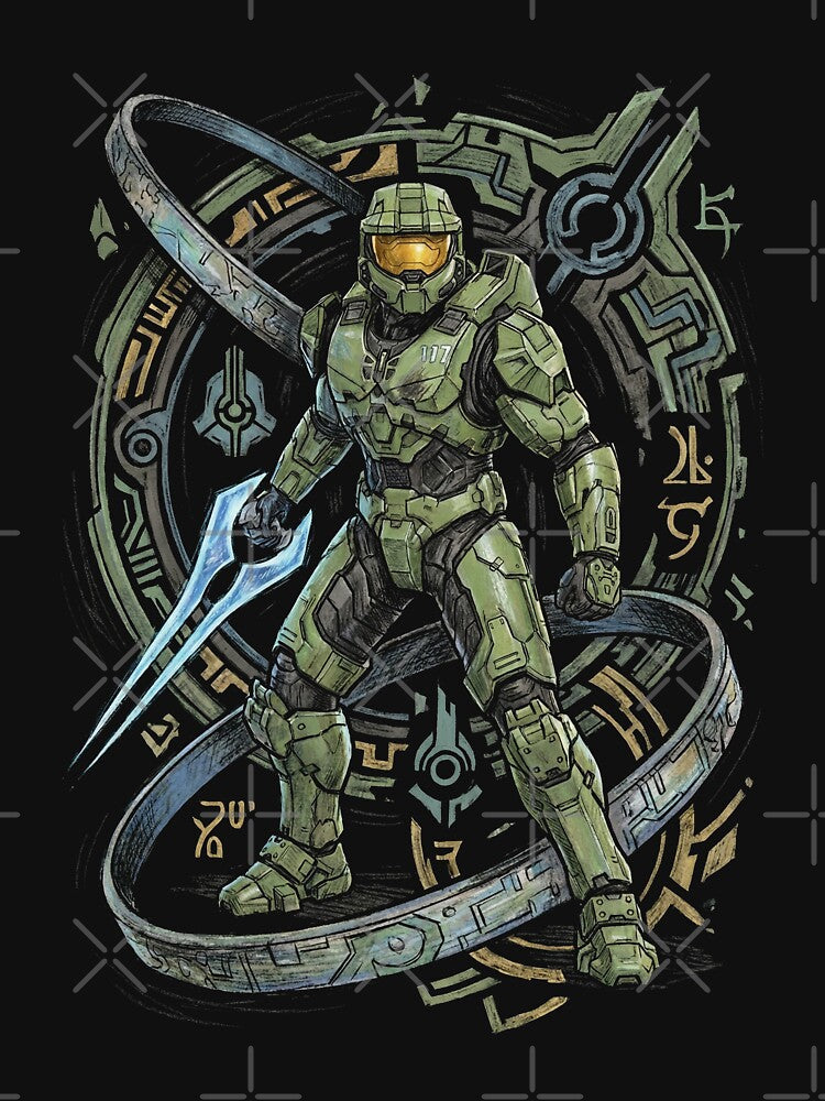 Master Chief Halo: Halo Rings Guardian by Senpaiwaves
