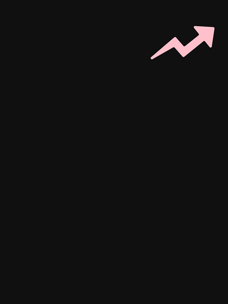 TRENDING UP ARROW (PINK) by Top10Designs